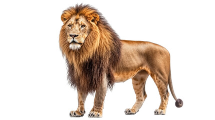 Obraz premium Majestic Lion with a Powerful