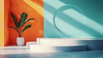 Sleek Minimalist Presentation Slide for Annual Report with Modern Design Elements