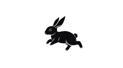 Black Rabbit Silhouette