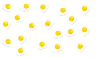 pattern with yellow eggs