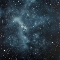 Obraz premium Celestial Symphony: A Mesmerizing Night Sky Illuminated by Countless Twinkling Stars and Intricate Constellations