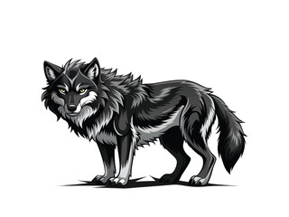 wolf vector illustration