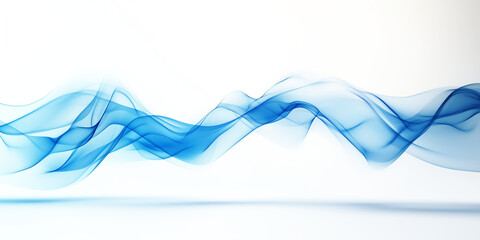 Abstract white and blue color, modern design stripes background with wave lines pattern. 3D illustration.	