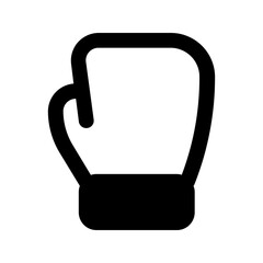 boxing gloves glyph icon