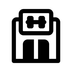 gym glyph icon