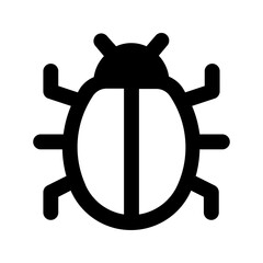 bug glyph icon