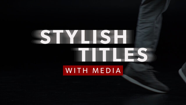 Slide In Titles With Picture Box Media