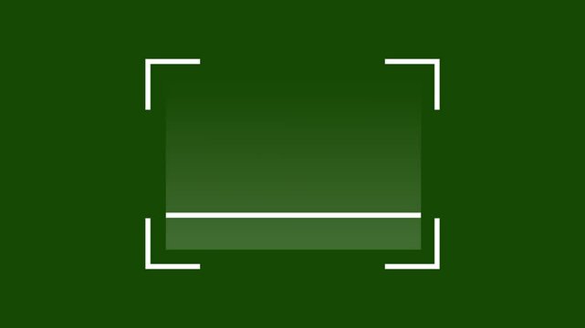 Qr code scanner, scanning with transparent overlay, graphic animation on green screen background