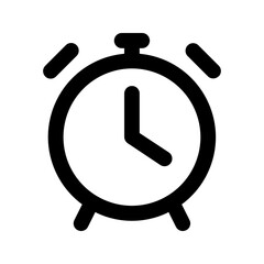 alarm glyph icon