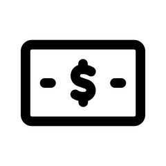 money glyph icon