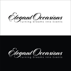 Elegant Occasions professional logo design