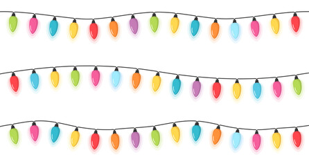 Colorful Christmas lights