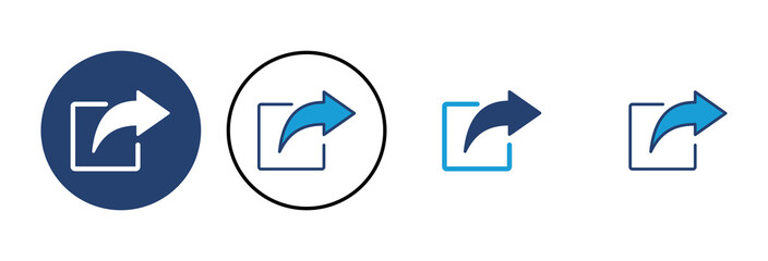 Share icon vector. Sharing vector icon