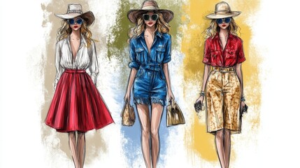 Fashion Illustration Women.