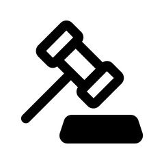auction glyph icon