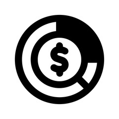 budget glyph icon