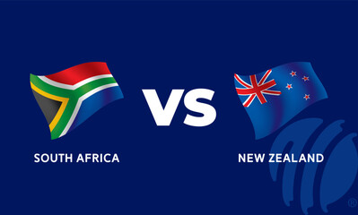 South Africa VS New Zealand Cricket Match Template