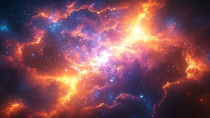 Fototapeta premium Cosmic Nebula.