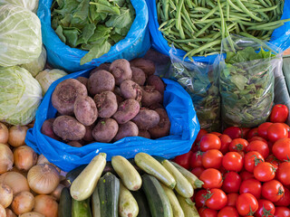 Mercado Municipal di Praia in Plato. The capital Praia on the Ilha de Santiago, Cape Verde.