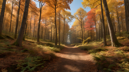Fototapeta premium Path to the Heart of the Forest