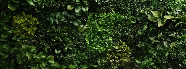 Fototapeta premium Rainforest, deep greens, dense foliage, soft shadowed light