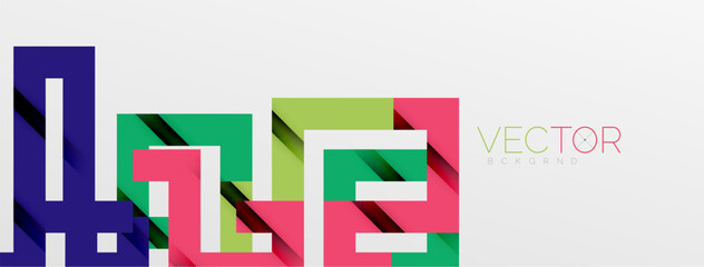 Color bend lines with shadow texture effect. Vector Illustration For Wallpaper, Banner, Background, Card, Book Illustration, landing page