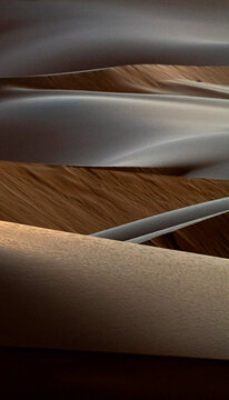 Africa, Erg Chebbi, Morocco. Desert dune contrast. 