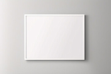 リアルなフォトフレームのモックアップ。白い空白の壁に垂直の大きな A3、A4 フレームのモックアップ。シンプル、クリーン、モダン、ミニマルなポスター フレーム。垂直の白い額縁のモックアップ。国際用紙サイズ	