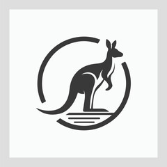 Kangaroo illustration vector