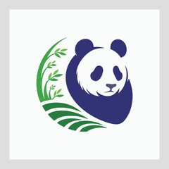 Panda with a illustration 