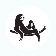 Sloth illustration vector © MDTOUFICKAHAMAD