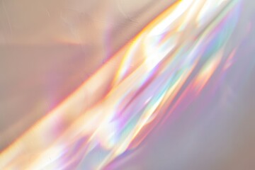Graphic Flare. Blurred Rainbow Light Refraction Texture Overlay Effect for Photo and Mockups