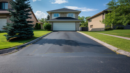 Suburban Driveway