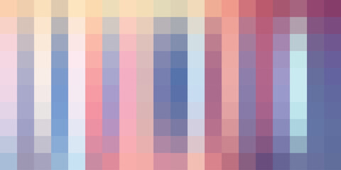 Abstract Square Pixel Mosaic Background