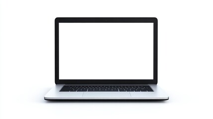 Fototapeta premium Laptop with a Blank Screen