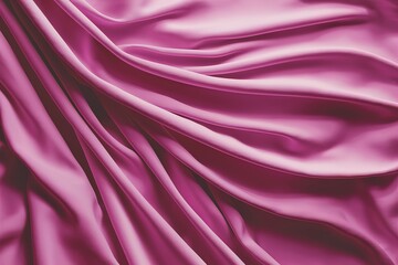 Obraz premium A stunning close-up photograph of a vibrant pink fabric