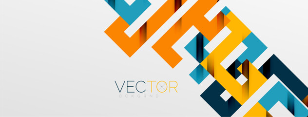 Color bend lines with shadow texture effect. Vector Illustration For Wallpaper, Banner, Background, Card, Book Illustration, landing page