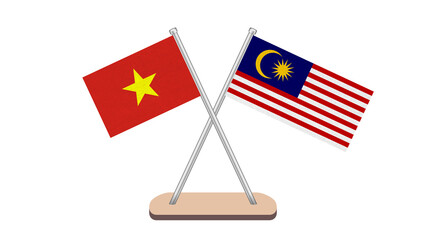 Malaysia Vietnam Flag