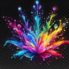  Burst of Colors
