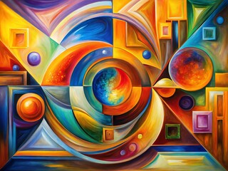 Obraz premium * **Concept**: Abstract composition