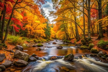 * Concept: Creek in fall