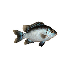 TRANSPARENT PNG ULTRA HD 8K A solitary Corydoras fish with delicate fins, a rounded body, and unique patterns clearly visible, floating against a transparent background