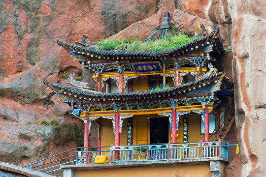 Thousand-Buddha Cave, Mati Temple Scenic Area, Zhangye, Gansu Province, China