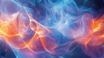 Digital artwork showing ethereal spectral imprints with shifting, translucent patterns and radiant energy.