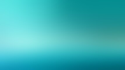 Fototapeta premium Turquoise Color Gradient Background with Rich, Vibrant Tones and Smooth Transitions