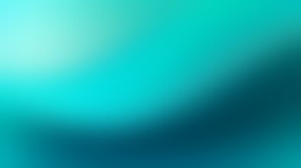 Obraz premium Turquoise Color Gradient Background with Rich, Vibrant Tones and Smooth Transitions