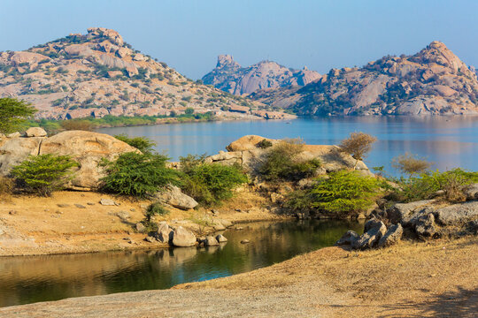 India, Delhi, Udaipur, Bera. Lake, reservoir.
