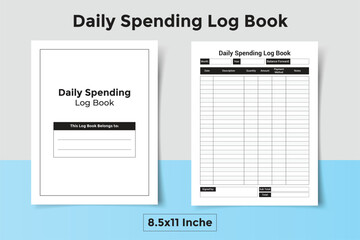 Daily Spending Log Book