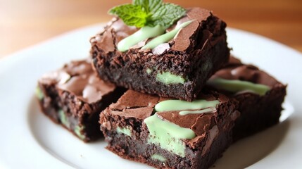 Delicious Mint Chocolate Brownies