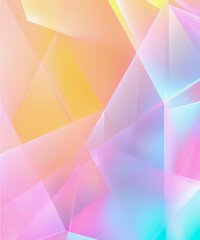 Obraz premium Neon abstract texture background with geometric triangle form shapes